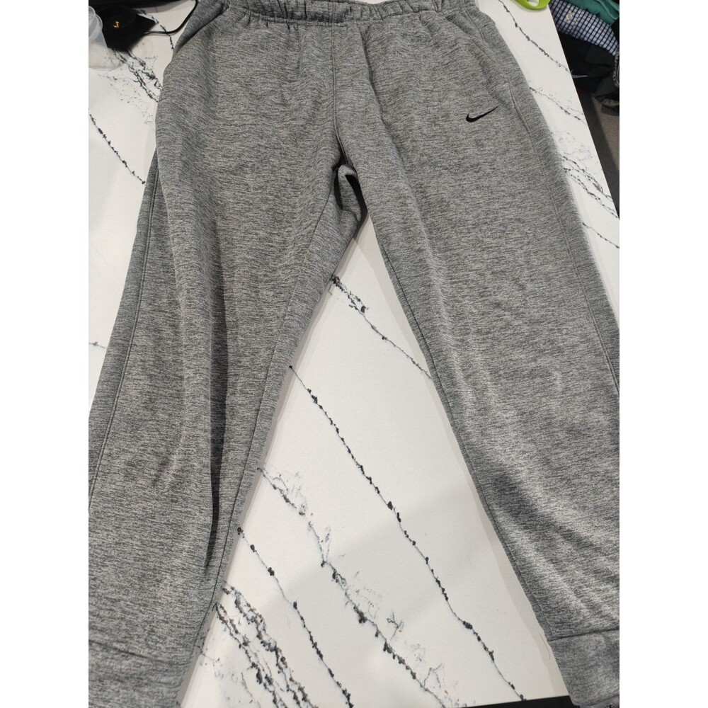 Nike Therma-FIT Sweatpants Mens XL Jogger Gray Athletic Lounge Pants Swoosh